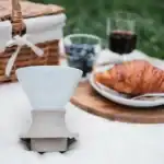 Kahvaltı için hazırlanan piknik alanı