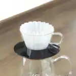 Şeffaf dripper ve cam sürahi