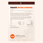 Greenwich Coffee Rwanda Intore Çaygungu, kahve ve kahve üretimi detayları.